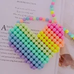 Beaded Beads Cross The Of The Heart - Colorful