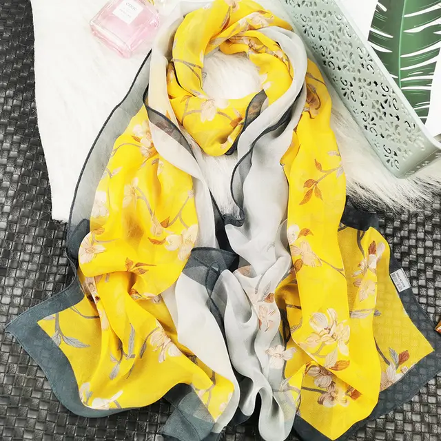 Summer Women's Sunscreen Long Silk Scarf U - Shop at LoveMi