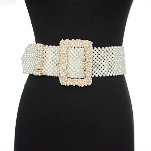 Pearl Decoration Coat Down Jacket Belt 1 Style - Shop at LoveMi