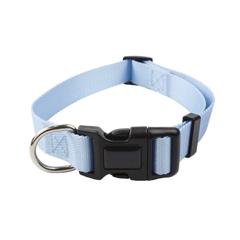 Nylon Pet Collar Traction Rope Set Light Blue - Shop at LoveMi
