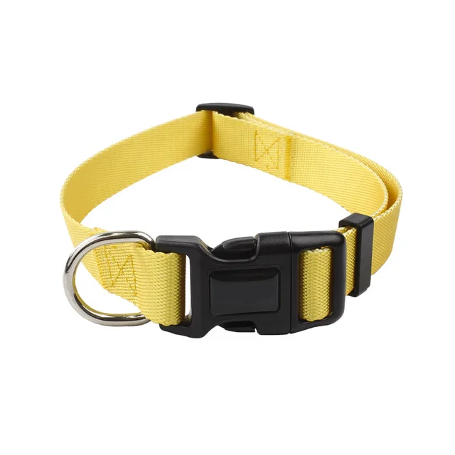 Nylon Pet Collar Traction Rope Set Yellow - Shop at LoveMi