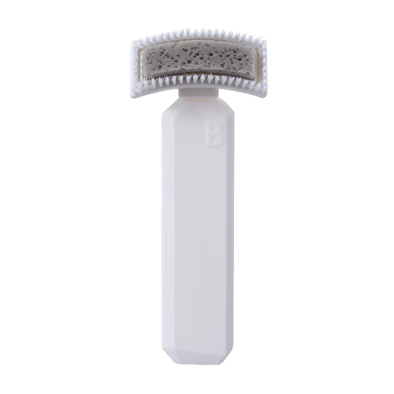 Multifunctional Liquid Kitchen Cleaning Bottle Brush Stove Ceramic Tile Sink Pool Brush Bathroom Wall Floor Bathtub Sponge Brush White - Shop at LoveMi