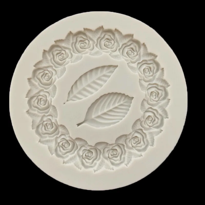 Baking Tools Leaf Liquid Silicone Mold Cake Chocolate Mold Frame Epoxy Decoration Grey - Shop at LoveMi