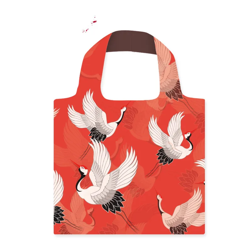 Shopping Bag One Shoulder Environmental Protection Capacity Red - Shop at LoveMi