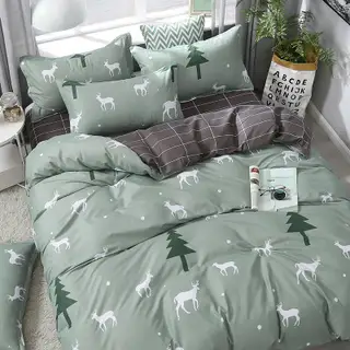 Four-piece Bedding Bed Linen Quilt Cover Aloe Cotton Home Textile - 7Color - View 1