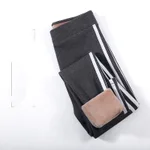 Dark Grey White Strips
