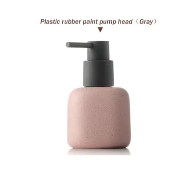 Ceramic Foam Pressing Hand Sanitizer Filling Empty Bottles In Bathroom Pink - Shop at LoveMi