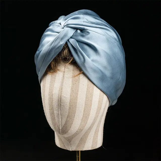 Confinement Housework Elastic Protective Hair Haze Blue - Shop at LoveMi