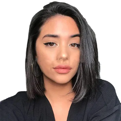 Wig Ladies Mid point Short Wave Chemical Fiber Hair Cover Black - Shop at LoveMi