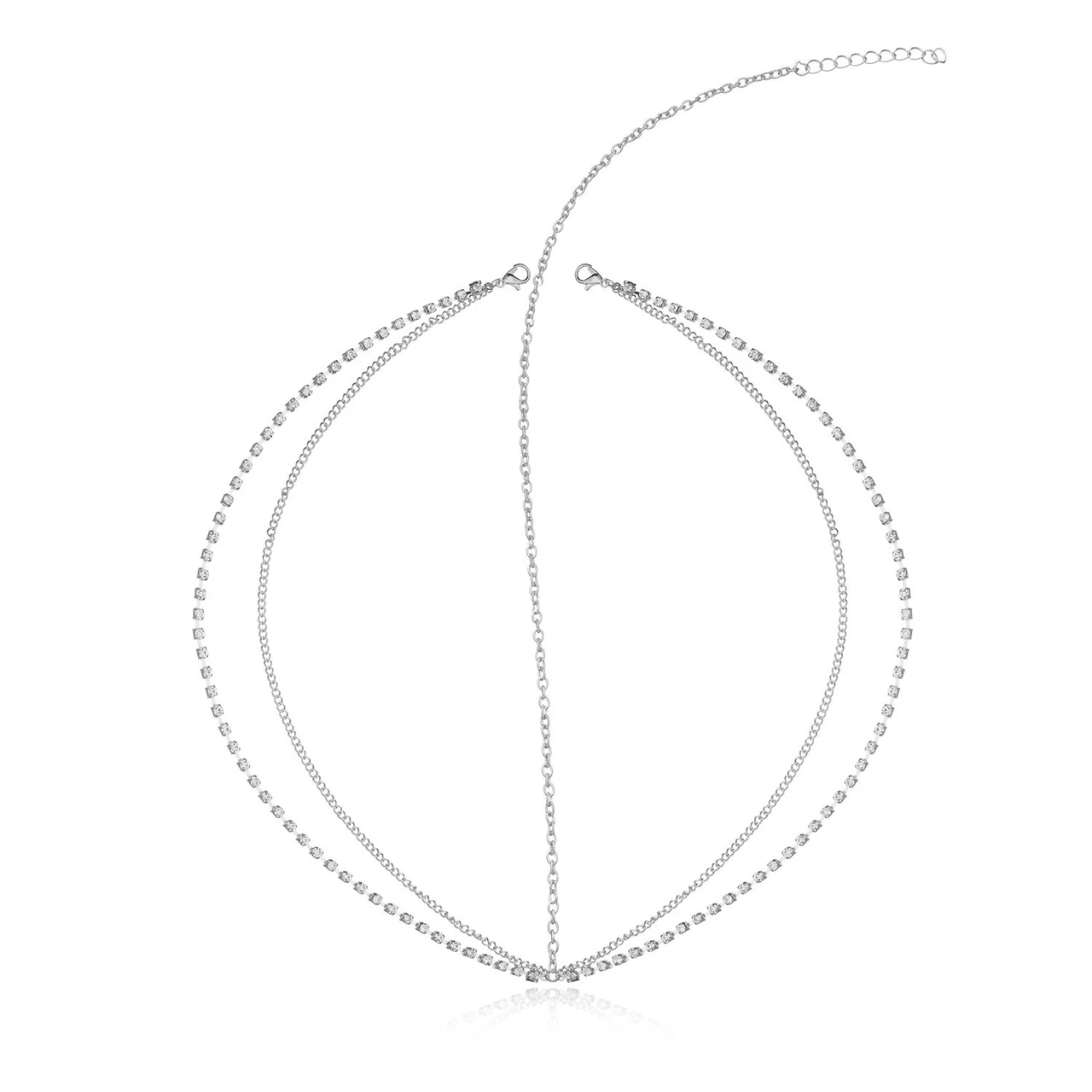 Jewelry European And American Style Popular Beaded Auspicious Pearl Tassel Headband Hair Accessories - Silver A