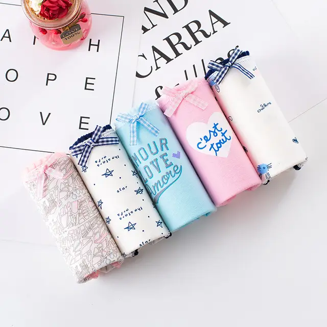 Five Bags Of Large Size Girls Underwear Yld3 - Shop at LoveMi