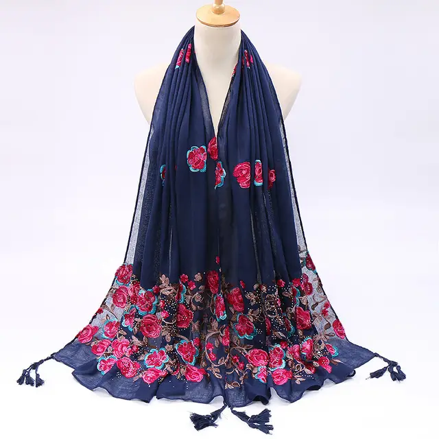 Fashion New Indian Style Classic Embroidered Scarf A11 - Shop at LoveMi