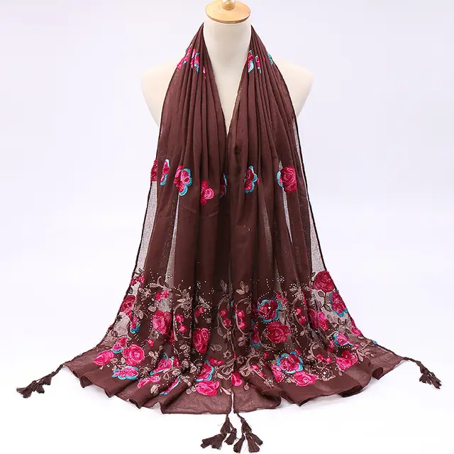 Fashion New Indian Style Classic Embroidered Scarf A12 - Shop at LoveMi