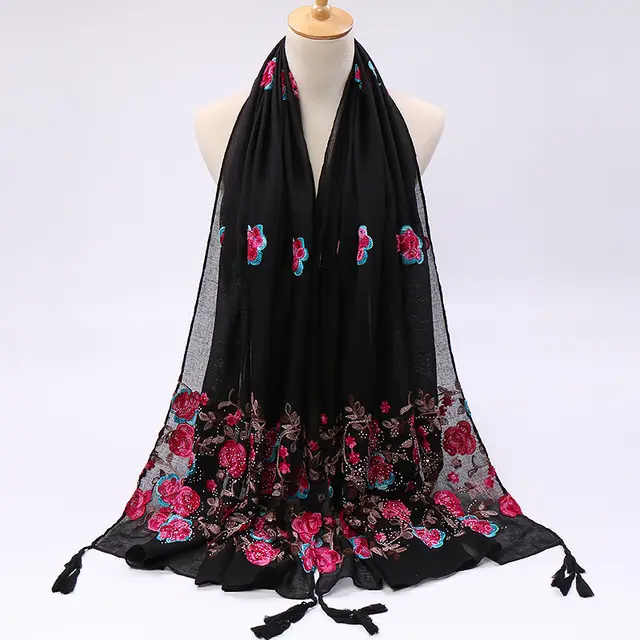 Fashion New Indian Style Classic Embroidered Scarf A13 - Shop at LoveMi