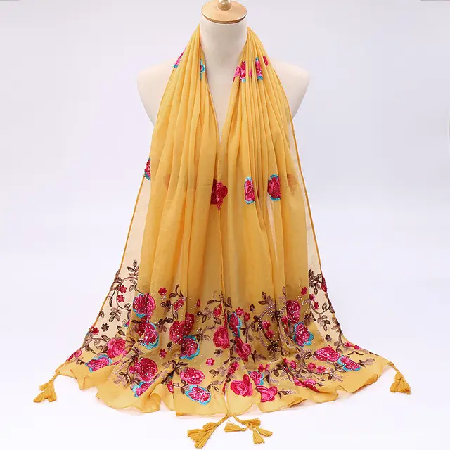 Fashion New Indian Style Classic Embroidered Scarf A6 - Shop at LoveMi