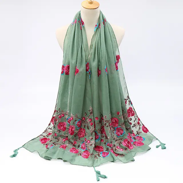 Fashion New Indian Style Classic Embroidered Scarf A8 - Shop at LoveMi