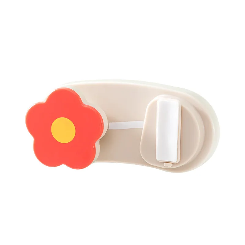 Small Red Flower Magnetic Suction Electric Toothbrush Holder Toilet Apricot - Shop at LoveMi