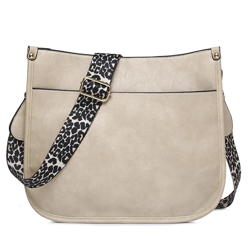 New Ladies Fashion Leopard Crossbody Bag Beige - Shop at LoveMi