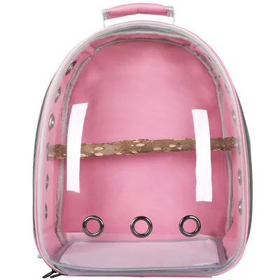 Convenient Outing Parrot Myna Bird Cage Pink - Shop at LoveMi