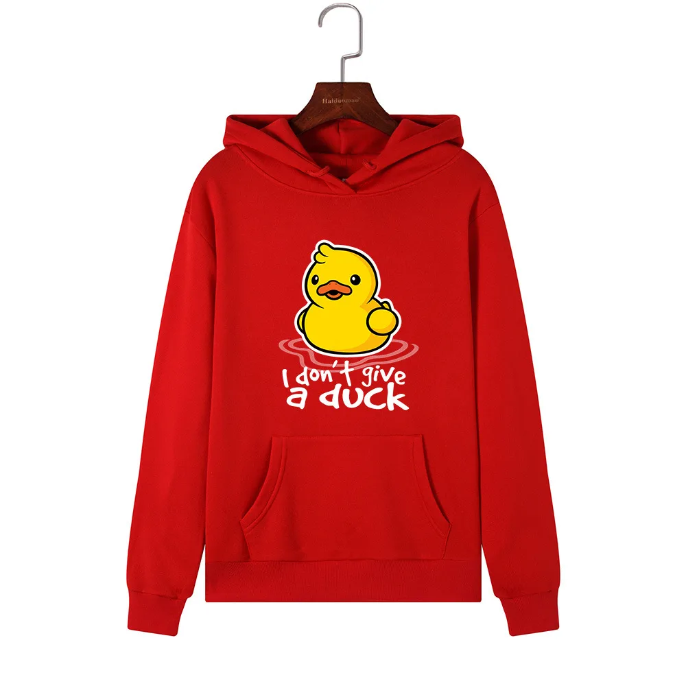 Casual Women's Printed Hooded Long Sleeve Sweatshirt Red - Shop at LoveMi
