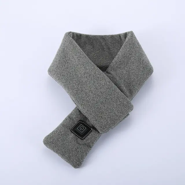 Heating Scarf Couple Electric Heating Shawl Gift Set Dark Grey - Shop at LoveMi
