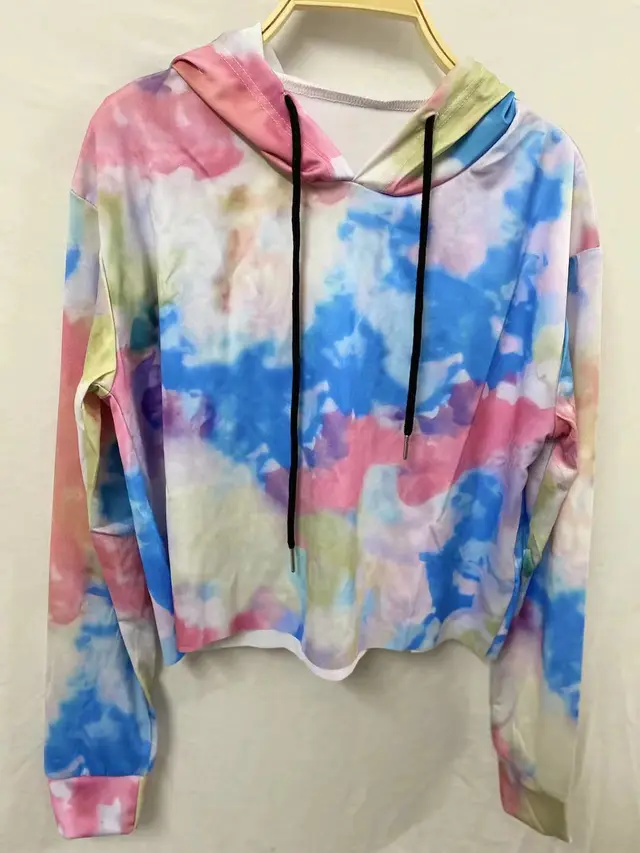 Fashion Creative Ladies Color Long Sleeve Sports Hoodie Pink - Shop at LoveMi