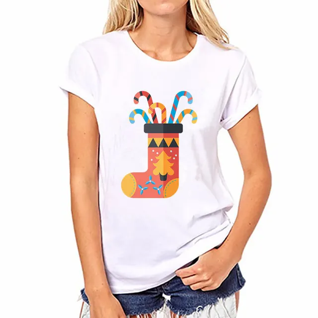 Casual Women's Printable Short Sleeve T Shirt - Shop at LoveMi