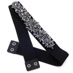 Flowershaped Beads Black