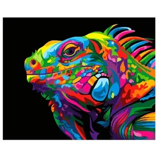 Animal Diamond Painting Lion Tiger Cat Dog Complete Cross Kit