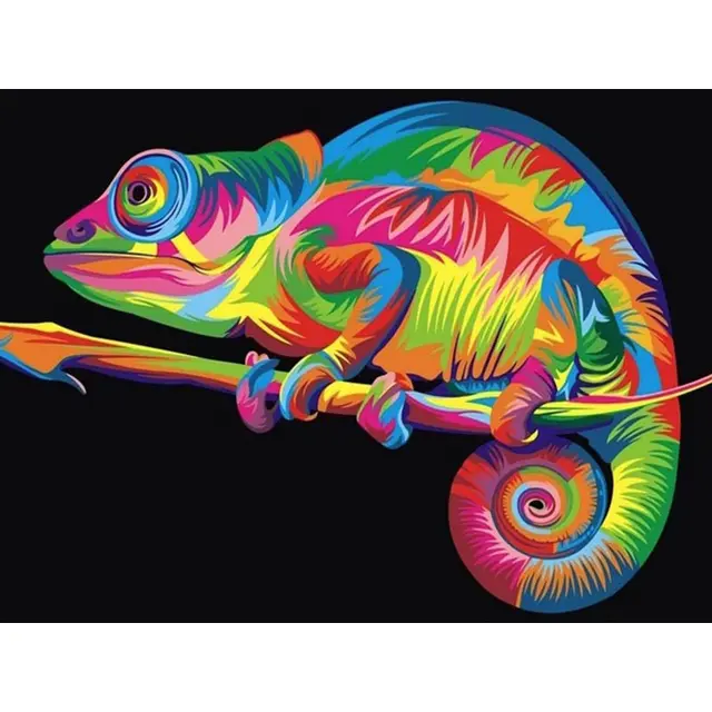 Animal Diamond Painting Lion Tiger Cat Dog Complete Cross Kit K - Shop at LoveMi