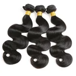 Piece Body Wave Human Hair Bundles - Black