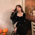 Velvet Black Dress