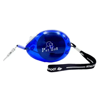 Automatic Telescopic Traction Device Transparent Small Dog Mini Traction Rope Blue - Shop at LoveMi