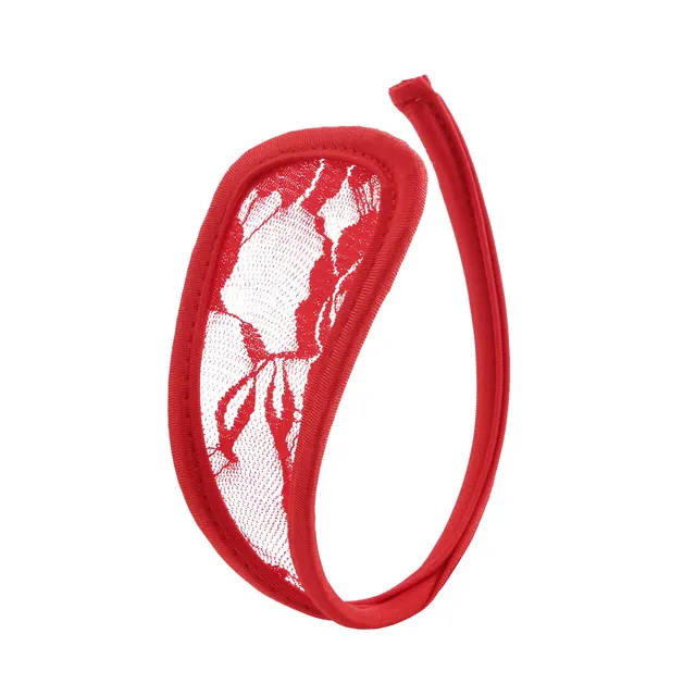 Sexy Lace Round Toe See through Women's Panties Red - Shop at LoveMi