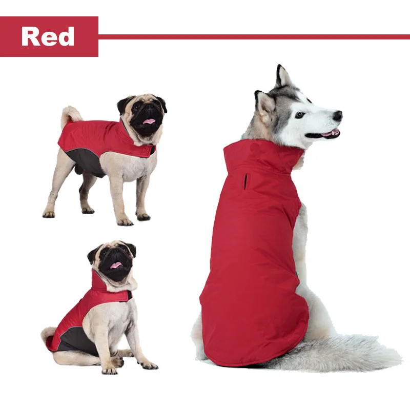 Medium And Large Dog Vest Jacket Pet Clothes Red - Shop at LoveMi
