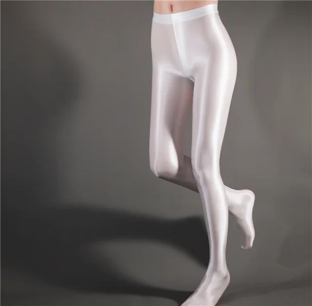 Glossy Luster Plus Crotch Rompers For Bottoming White - Shop at LoveMi