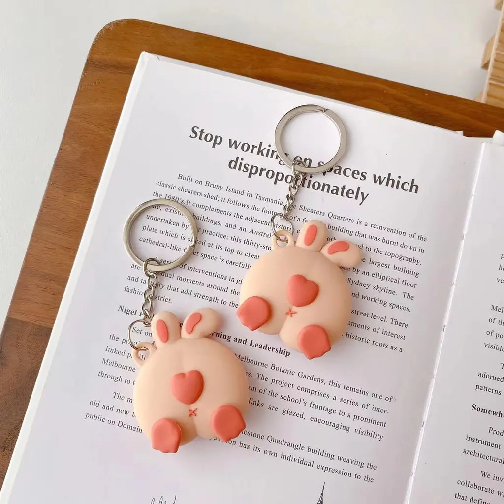 Silicone Cartoon Cute Pet Anti-lost Device Tracking Buckle - Piggy Butt