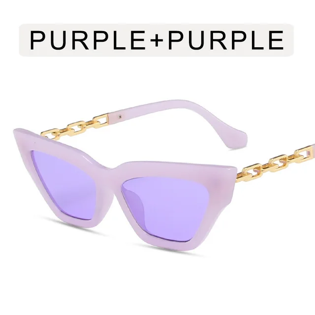 Chain Leg Cat Eye Sunglasses For Women - Shop at LoveMi