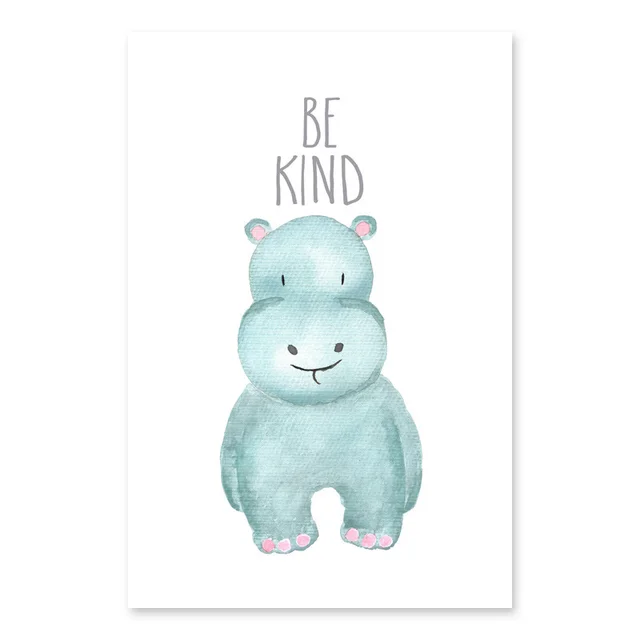 Cute cartoon abstract animal decorative painting 6Style - Shop at LoveMi