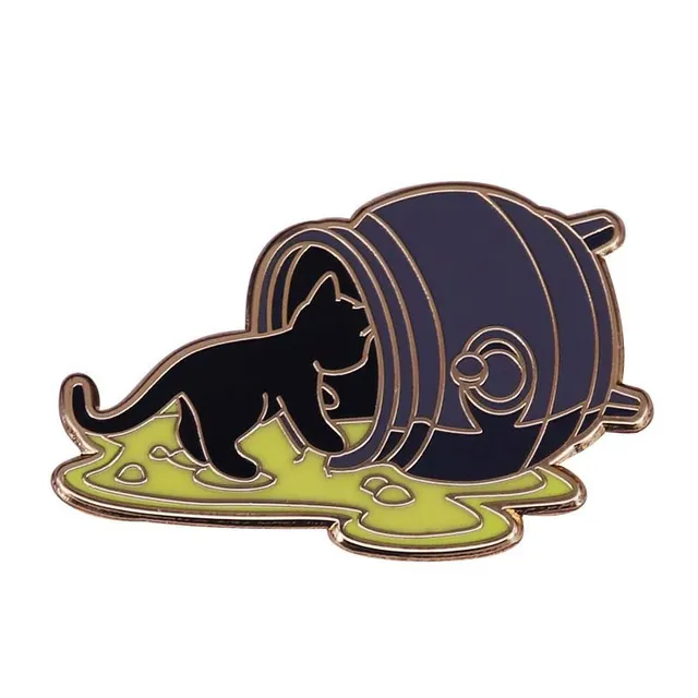 Explore Magic Brooch Overturning The Cauldron Gold - Shop at LoveMi