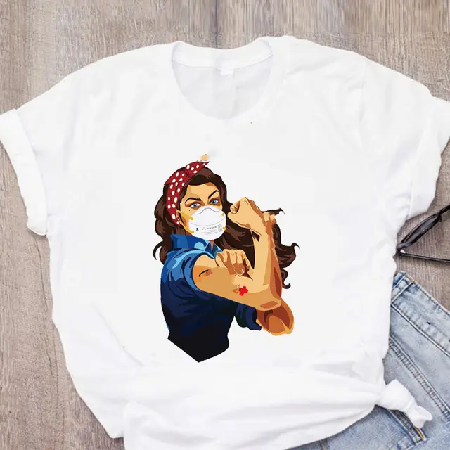 Loose White Ladies Casual Bottoming Short Sleeves 6 Style - Shop at LoveMi