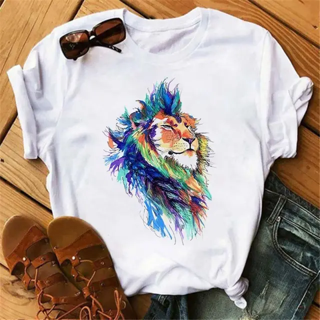 Advertising Shirt Thermal Transfer White Embryonic Short sleeved Round Neck - Shop at LoveMi