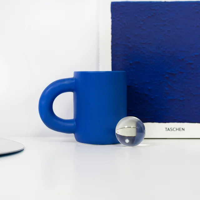 Ins Style Nordic Minimalist Mug Coffee Cup Couple Blue - Shop at LoveMi