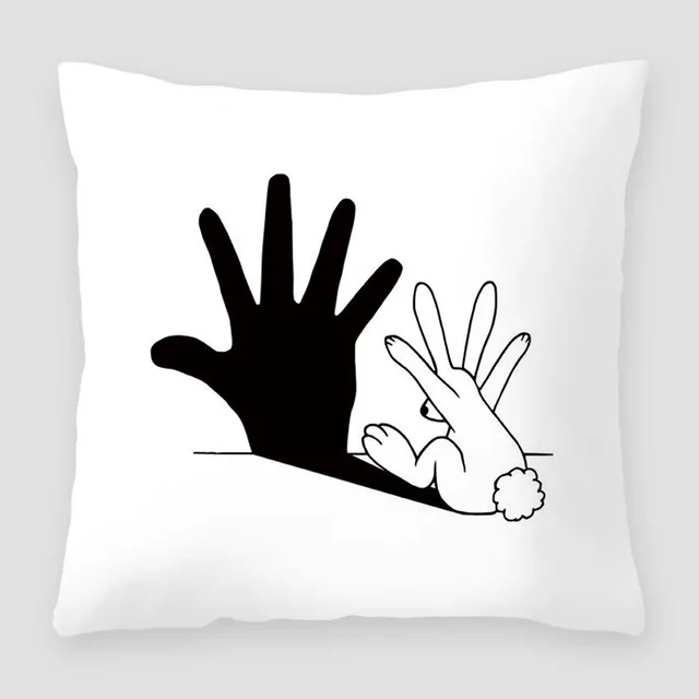 Cartoon Cartoon Fashion Peach Skin Velvet Ins Style Cross Border Printing Pillow Sofa Living Room Backrest Waist Pillow Tpr17 14 - Shop at LoveMi