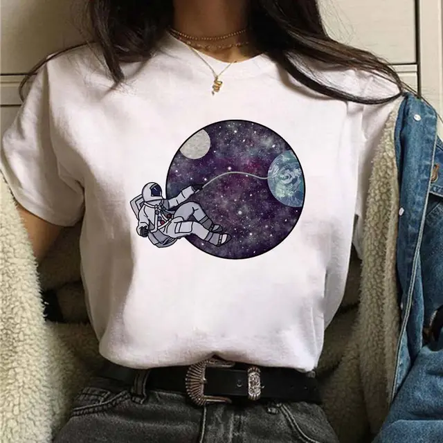 Creative Personality Printing Student Short Sleeve 31951White - Shop at LoveMi