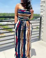 Navy Blue Stripes