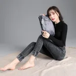 Smoke Gray Velvet Nine Points