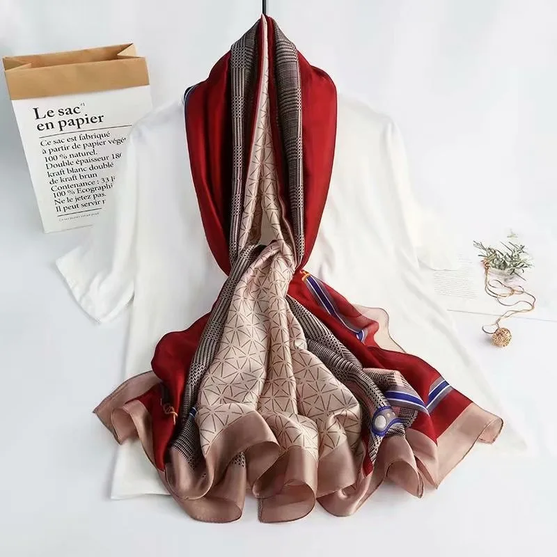 The New Korean Version Of The Silk Scarf Women All match Classic Style - Shop at LoveMi
