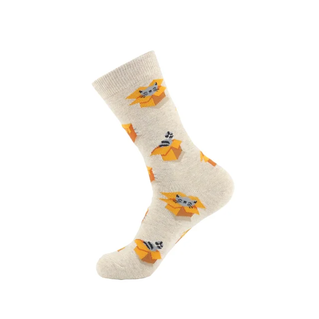 Cartoon Cotton Cat Rabbit Ladies Tube Socks Gift Box Cat - Shop at LoveMi