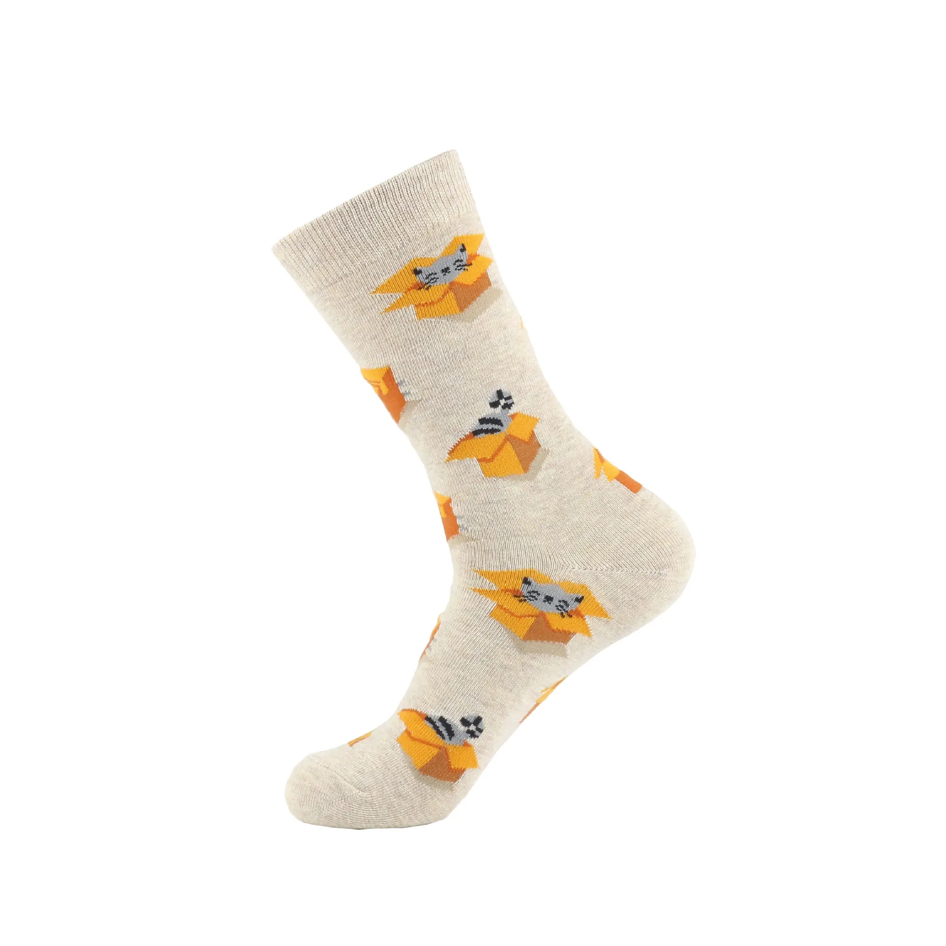 Cartoon Cotton Cat Rabbit Ladies Tube Socks - Gift Box Cat